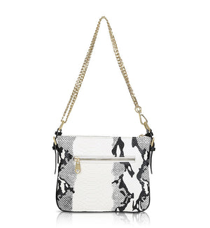 Black-and-white-Designer-Leather-Crossbody-Handbag
