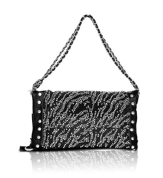 4-Way Fold-Over Rockstar Bag (Black Zebra)