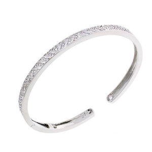 Amazing Arrow Cuff CZ Crystal Bangle Bracelet