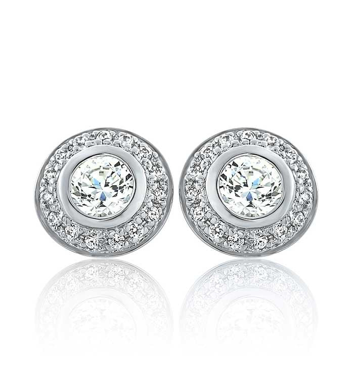 bezel-set-cz-halo-studs