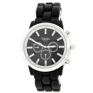 Black Silver Fashion Watch