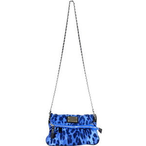 Blue Leopard Clutch Messenger Bag 2