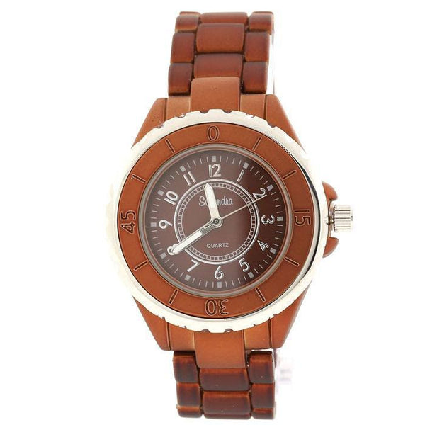 brown fashion watch classsic