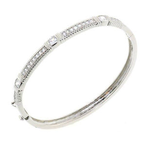 Duchess CZ Crystal Bangle Bracelet