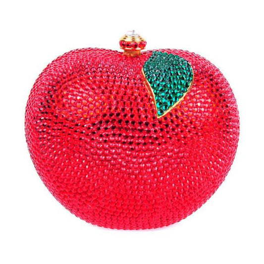 Red Apple Swarovski Crystal Clutch