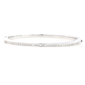 Silver Pave Swarovski Crystal Bracelet