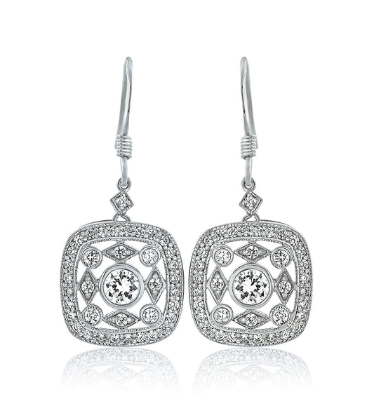 vintage dangle drop earrings