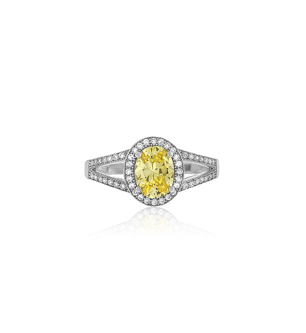 yellow-diamond-cz-silver-ring